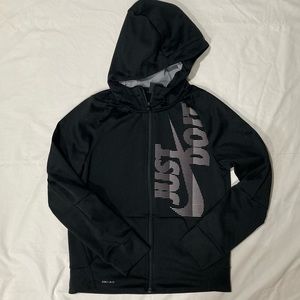 Nike Dri-Fit Zip Up Hoodie - Boys Large